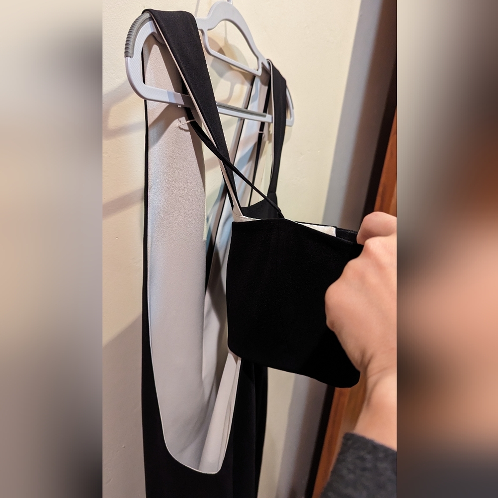 Alexander Wang Low V Dress in Black - Picture 10 of 14